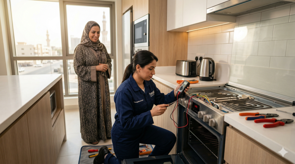 Electric Cooker Repair in Ajman, Sharjah, Abu Dhabi & Al Ain | Expert Technicians