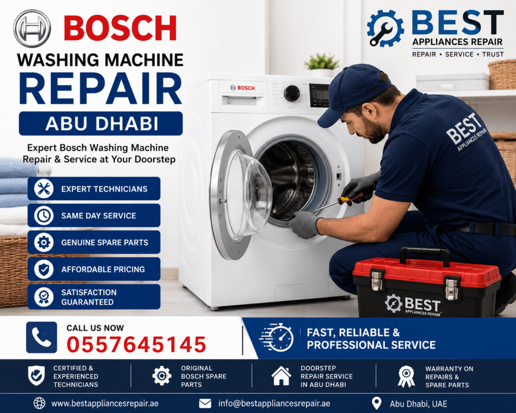 Bosch washing machine Repair adu dhabi